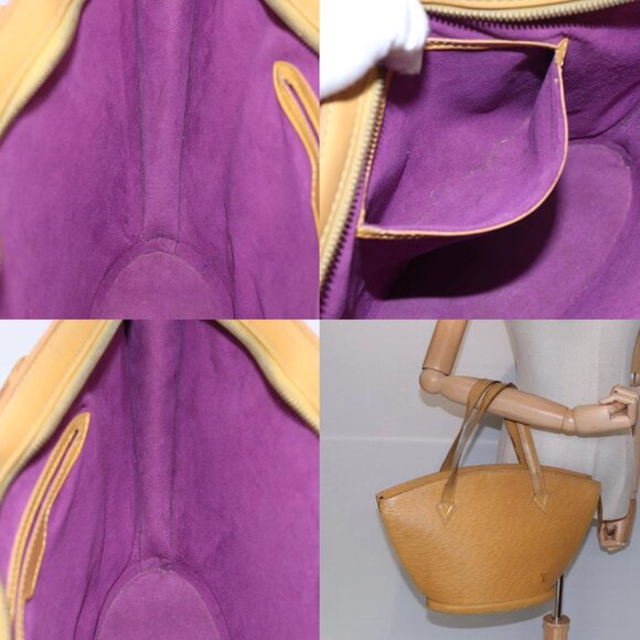 LOUIS VUITTON Epi Saint Jacques Hand Bag Yellow M52279 LV Auth 84179 - Picture 12 of 13
